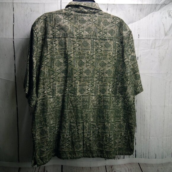 Route 66 Original Clothing Co. Men's Button Front Tropical Dress Shirt L - Picture 6 of 10